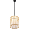 Buy Bamboo Ceiling Lamp - Boho Bali Design Pendant Lamp - Mane Natural wood 59847 - prices