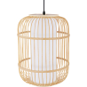 Buy Bamboo Ceiling Lamp - Boho Bali Design Pendant Lamp - Mane Natural wood 59847 at Privatefloor