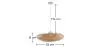 Ceiling Lamp of Bamboo - Boho Bali Design Pendant Lamp - Sam image 7