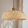 Bamboo Ceiling Lamp - Boho Bali Design Pendant Lamp - Atria image 7