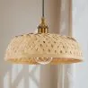Bamboo Ceiling Lamp - Boho Bali Design Pendant Lamp - Atria image 7