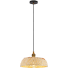 Buy Bamboo Ceiling Lamp - Boho Bali Design Pendant Lamp - Atria Natural wood 59849 - prices