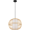 Buy Bamboo Ceiling Lamp - Boho Bali Design Pendant Lamp - Kaula Natural wood 59851 - in the UK