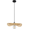 Buy Bamboo Ceiling Lamp - Boho Bali Design Pendant Lamp - Noila Natural wood 59852 - in the UK