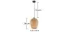 Bamboo Ceiling Lamp - Boho Bali Design Pendant Lamp - Gina image 7