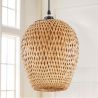 Bamboo Ceiling Lamp - Boho Bali Design Pendant Lamp - Gina image 7