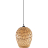 Buy Bamboo Ceiling Lamp - Boho Bali Design Pendant Lamp - Gina Natural wood 59856 in the United Kingdom