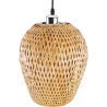 Buy Bamboo Ceiling Lamp - Boho Bali Design Pendant Lamp - Gina Natural wood 59856 at Privatefloor