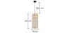 Bamboo Ceiling Lamp - Boho Bali Style Pendant Lamp - Lawan image 7