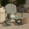 Outdoor Chair with Armrests - Garden Chair - Adirondack - Wooden Rocking Chair - Adirondack image 7
