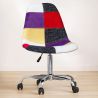 Office Chair with Wheels - Desk Chair - Upholstered in Patchwork - Tessa image 7