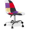 Office Chair with Wheels - Desk Chair - Upholstered in Patchwork - Tessa image 7