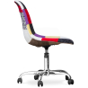 Buy Office Chair with Wheels - Desk Chair - Upholstered in Patchwork - Tessa Multicolour 59865 - in the UK