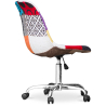 Buy Office Chair with Wheels - Desk Chair - Upholstered in Patchwork - Tessa Multicolour 59865 - prices