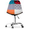 Buy Office Chair with Wheels - Desk Chair - Upholstered in Patchwork - Tessa Multicolour 59865 at Privatefloor