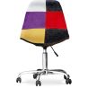 Office Chair with Wheels - Desk Chair - Upholstered in Patchwork - Tessa image 7