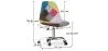 Office Chair with Wheels - Desk Chair - Upholstered in Patchwork -  Simona  image 7