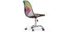 Office Chair with Wheels - Desk Chair - Upholstered in Patchwork -  Simona  image 7