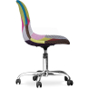 Buy Office Chair with Wheels - Desk Chair - Upholstered in Patchwork -  Simona  Multicolour 59866 in the United Kingdom