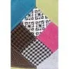 Office Chair with Wheels - Desk Chair - Upholstered in Patchwork -  Simona  image 7