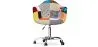 
Office Chair with Armrests - Desk Chair with Wheels - Upholstered in Patchwork - Patty image 7
