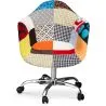 
Office Chair with Armrests - Desk Chair with Wheels - Upholstered in Patchwork - Patty image 7
