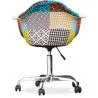 
Office Chair with Armrests - Desk Chair with Wheels - Upholstered in Patchwork - Patty image 7