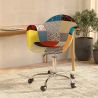 
Office Chair with Armrests - Desk Chair with Wheels - Upholstered in Patchwork - Patty image 7