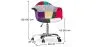 
Office Chair with Armrests - Desk Chair with Wheels - Upholstered in Patchwork - Ray image 7