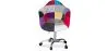 
Office Chair with Armrests - Desk Chair with Wheels - Upholstered in Patchwork - Ray image 7