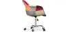 
Office Chair with Armrests - Desk Chair with Wheels - Upholstered in Patchwork - Ray image 7