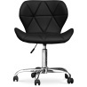 Buy Office Chair with Wheels - Swivel Desk Chair - Upholstered in Leatherette - Wito Black 59871 - in the UK