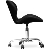 Buy Office Chair with Wheels - Swivel Desk Chair - Upholstered in Leatherette - Wito Black 59871 home delivery