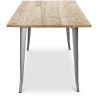Buy Rectangular Dining Table - Industrial Design - Wood - Troy Steel 59876 in the United Kingdom