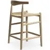 Boho Bali Design Wooden Stool - 65cm - Elb image 7