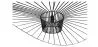 Ceiling Lamp - Pendant Lamp Pamela Design - 140cm - Vertical image 7