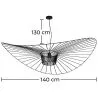 Ceiling Lamp - Pendant Lamp Pamela Design - 140cm - Vertical image 7
