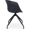 Buy Upholstered Office Chair with Armrests - Black Design Desk Chair - Jodie - Joan Black 59886 at Privatefloor
