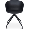 Buy Upholstered Office Chair with Armrests - Black Design Desk Chair - Jodie - Joan Black 59886 - in the UK