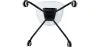 Office Chair with Armrests - Desk Chair with Castors - Black and White - Jodie image 7