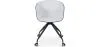 Upholstered Office Chair with Armrests - Desk Chair with Castors - Black and White - Jodie image 7