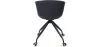 Upholstered Office Chair with Armrests - Desk Chair with Castors - Black and White - Jodie image 7
