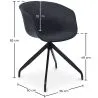 Office Chair with Armrests - Black Designer Desk Chair - Jodie image 7