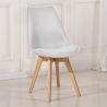 Fabric Upholstered Dining Chair - Scandinavian Style - Denisse image 7