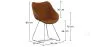Dining Chair with Armrests - Leatherette - PU - Stylix - Black - Clun image 7