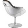 Aviator Design Swivel Armchair - Upholstered in PU image 7