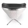 
Armchair with Armrests - Aviator Style - Upholstered in Leather - Via image 7