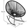 Outdoor Chair - Garden Rocking Chair - New Edition - Acapulco image 7