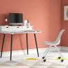 Office Chair with Wheels - White Desk Chair - Canva image 7