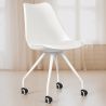 Office Chair with Wheels - White Desk Chair - Canva image 7